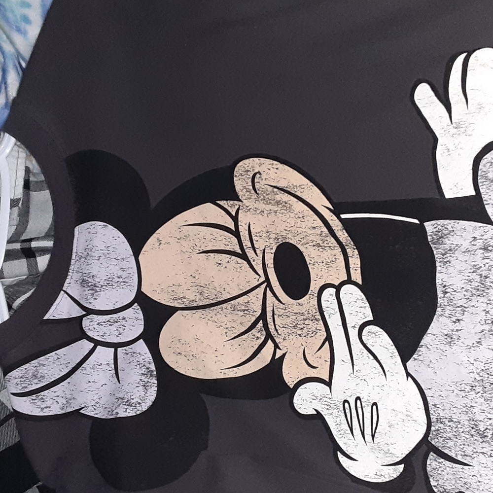 Minnie Mouse XS Grey Tee